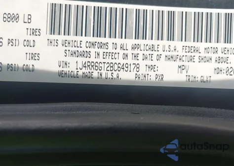 2011 Jeep Grand Cherokee Overland from USA, damaged, VIN 1J4RR6GT2BC649178